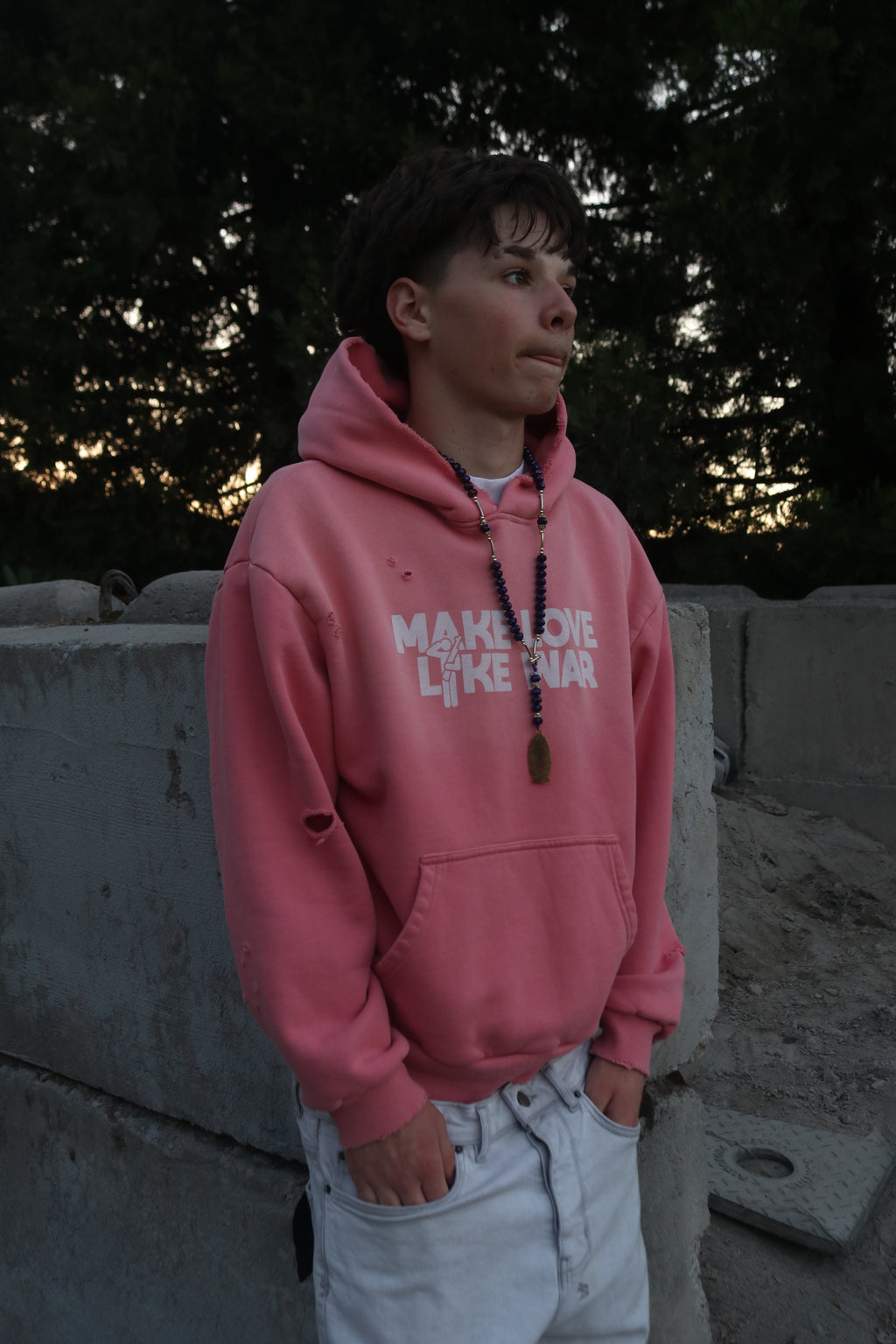 MLLW PINK HOODIE