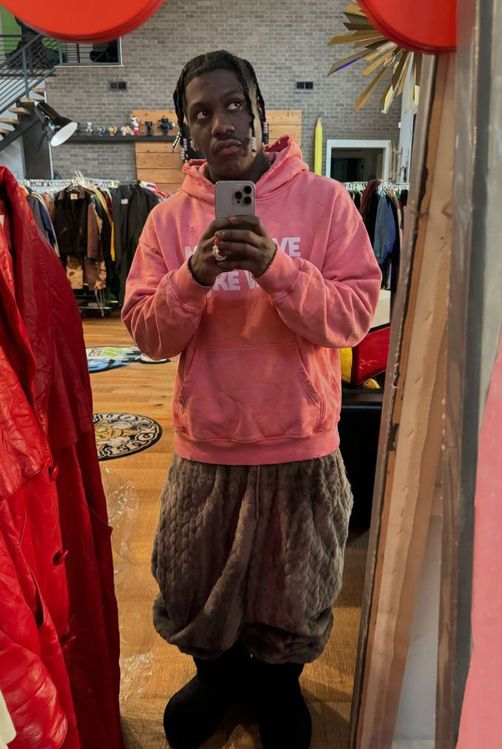MLLW PINK HOODIE